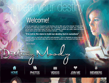 Tablet Screenshot of destinymoody.com